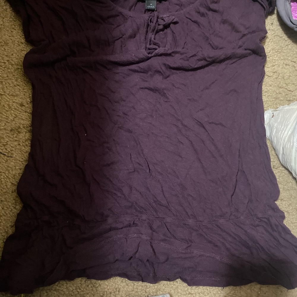 Express purple soft tee